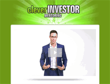 Tablet Screenshot of cleverinvestormentoring.com